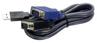 TrendNet KVM Adapter 4.5 m Zwart - thumbnail