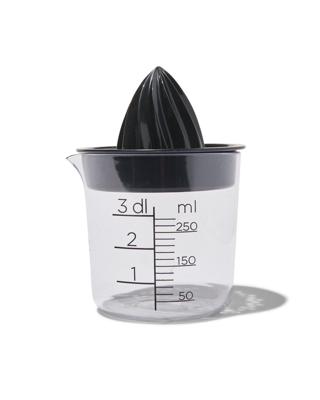 HEMA Vruchtenpers met maatbeker (zwart)