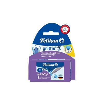 Balpenvulling Griffix blister 2X5stuks blauw