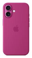 Apple Silicone MagSafe Hoesje iPhone 16 Fuchsia - thumbnail