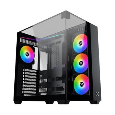Xigmatek AQUA V Midi-tower PC-behuizing Zwart