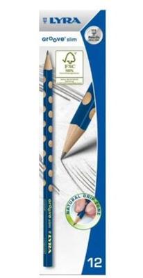 Lyra Groove grafiet potloden, d 7,2 mm, hb, vulling 3,3 mm, 12 stuk/ 1 doos - thumbnail