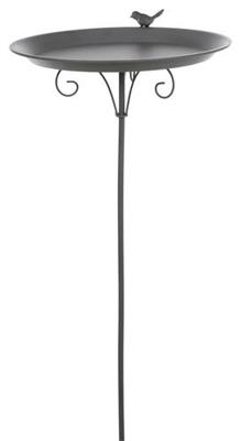 TRIXIE VOGELDRINKSCHAAL / -BAD VOOR GRONDFIXATIE METAAL GRIJS 35X35 CM 1,8 LTR TRIXIE VOGELDRINKSCHAAL / -BAD VOOR GRONDFIXATIE METAAL GRIJS 35X35 CM 1,8 LTR