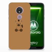 Motorola Moto G7 Power Telefoonhoesje met Naam Baby Hyena - thumbnail