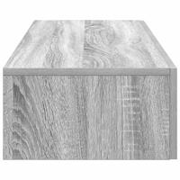 Wandschap met lades 60x26,5x15 cm bewerkt hout grijs sonoma - thumbnail