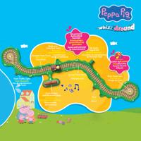 Peppa Pig Whizz Around Clickety Clack trein set - thumbnail