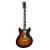 Dimavery SA-610 semi akoestische gitaar vintage sunburst - thumbnail