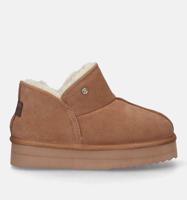 Warmbat Pantoffels Willow Plateau WLW371025 Cognac Bruin-41 maat 41 - thumbnail