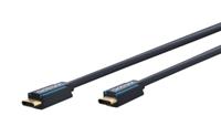 clicktronic USB 2.0 Aansluitkabel [1x USB-C stekker - 1x USB-C stekker] 1.00 m Blauw - thumbnail