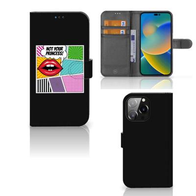 iPhone 14 Pro Max | Wallet Case | met Pasjes | Popart Princess