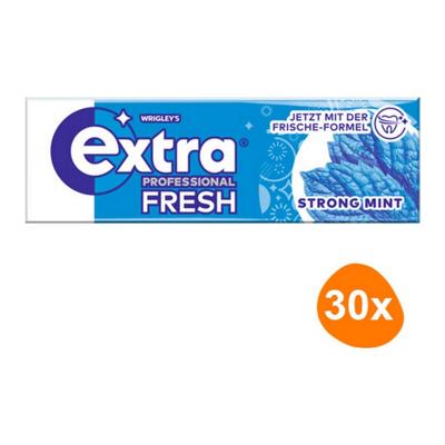 Wrigley's - Extra Professional Fresh Strong Mint - 30x 10 stuks