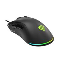 Muis Genesis NMG-1713 Zwart 6400 dpi (1 Stuks) - thumbnail