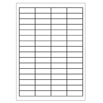 A4 etiketten 48,3 x 16,9 mm wit 100 vel huismerk
