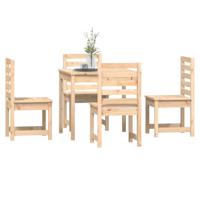 5-delige Tuinset massief grenenhout - thumbnail