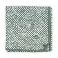 Jollein jersey baby wiegdeken 75x100cm Snake ash green - thumbnail