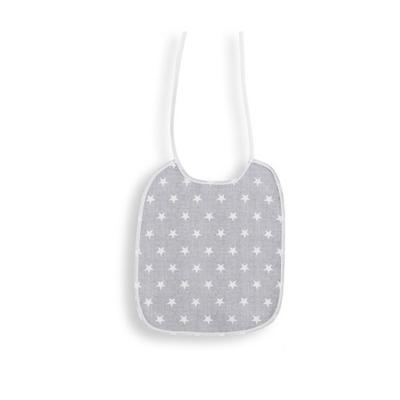 Interbaby slabbetje sterren junior 25 x 20 cm katoen Interbaby slabbetje sterren junior 25 x 20 cm katoen