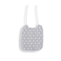 Interbaby slabbetje sterren junior 25 x 20 cm katoen - thumbnail