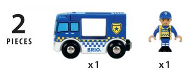 BRIO World Politiebus