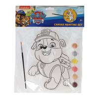 Wins Holland Canvas schilderen paw patrol - rubble - incl penseel en 6 kleuren verf - thumbnail