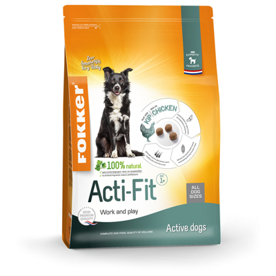 Fokker Acti-Fit hondenvoer 2 x 13 kg Fokker Acti-Fit hondenvoer 2 x 13 kg