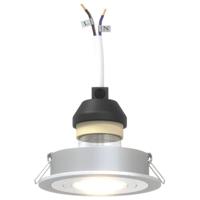 VidaXL Spotje zilver 9 x 9 x 2 cm aluminium - thumbnail