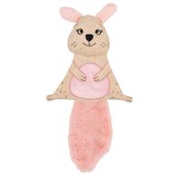 Jack and Vanilla Hondenspeelgoed - Knuffel met knisper - Gerecycled - Konijn - 40 cm - thumbnail