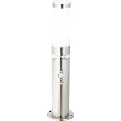 Brilliant RVS terraslampBole met sensor - G46789/82