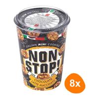 Non Stop! - Italian Mini Cookies Latte Macchiato Chocolate - 8x 125g - thumbnail
