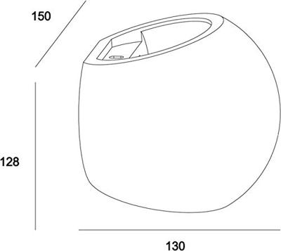 Deko Light Osano II Osano II Wandopbouwarmatuur G9 25 W Grijs Deko Light Osano II Osano II Wandopbouwarmatuur G9 25 W Grijs