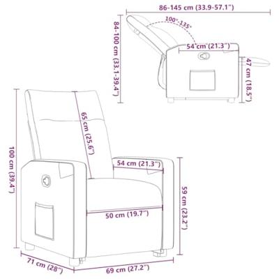 Sta-op-stoel verstelbaar stof donkergrijs