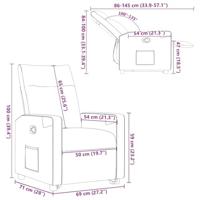 Sta-op-stoel verstelbaar stof donkergrijs - thumbnail