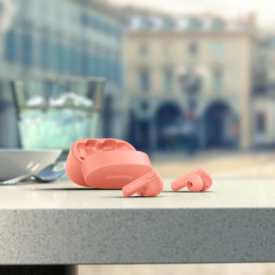 Philips 2000 series TAT2206PK/00 hoofdtelefoon/headset True Wireless Stereo (TWS) In-ear Oproepen/muziek Bluetooth Roze