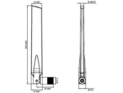 Imp Wifi antenne - 5 dbi Imp Wifi antenne - 5 dbi