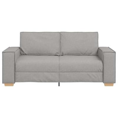 2-zitsbank Wolk Grijs 180x78x84 cm Stof