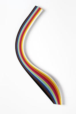 Vlechtstroken folia 50x1cm 130gr 200 stroken ass