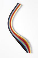 Vlechtstroken folia 50x1cm 130gr 200 stroken ass - thumbnail