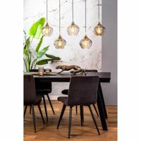 Light & Living Hanglamp 'Rakel' 5-Lamps, kleur Antiek Brons / Smoke - thumbnail