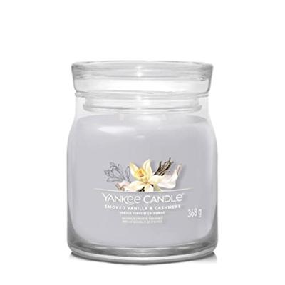 Yankee Candle smoked vanilla & cashmere signature medium jar