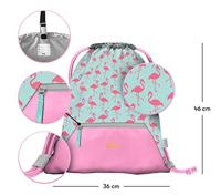 Baagl Gymtas Flamingo met Rits - thumbnail