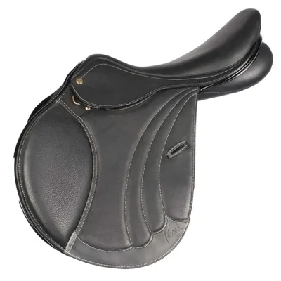 Pessoa Tomboy springzadel donkerbruin maat:17,5
