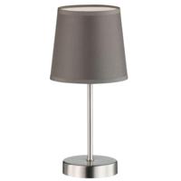 Eleganto LED Tafellamp met voetschakelaar - E14 fitting - Grijs - 32 cm - thumbnail