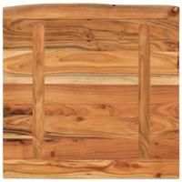 Wastafelblad vierkant 60x60x3,8 massief acaciahout - thumbnail