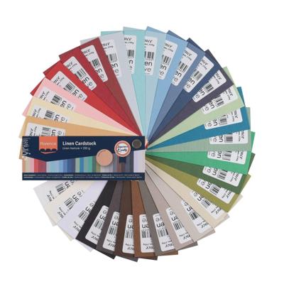 Florence • kleurenwaaier linnenkarton 250g