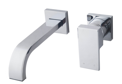 Rombo inbouw-wastafelmengkraan éénhendel chroom