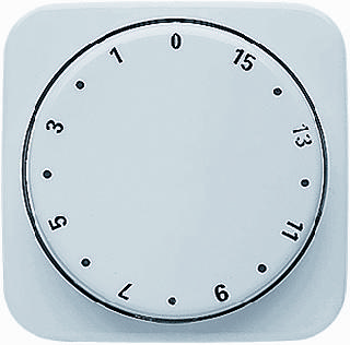 Busch-Jaeger 2CKA001753A6158 Schakelklok Afdekking Reflex SI Zuiver wit (RAL 9010), Wit 1 stuk(s)