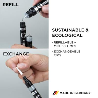 MOLOTOW LIQUID CHROME Lakmarker Chroom 1 mm, 3 mm