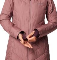 Columbia Heavenly™ Long Hooded Isolatiejas Dames Fig M - thumbnail