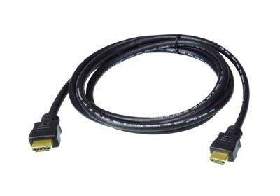ATEN 2L-7D01H Hogesnelheids-HDMI-Kabel met Ethernet, zwart, 1 m