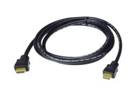 ATEN 2L-7D01H Hogesnelheids-HDMI-Kabel met Ethernet, zwart, 1 m - thumbnail