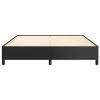 Bedframe kunstleer zwart 160x200 cm - thumbnail